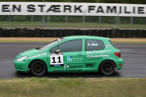 Peter Obel kørte i år i Peugeot 307 raceren.